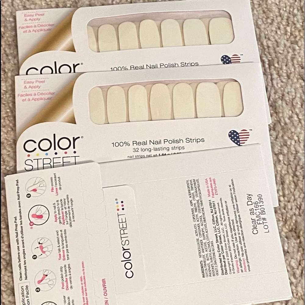 Clear As Day Nail strips